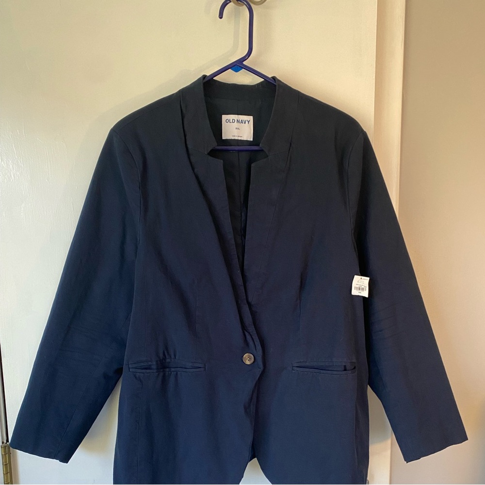 New navy blazer